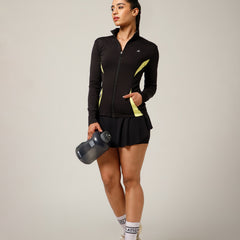 Side Stripe Jacket Black