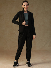 NS Staple Zip Jacket Black