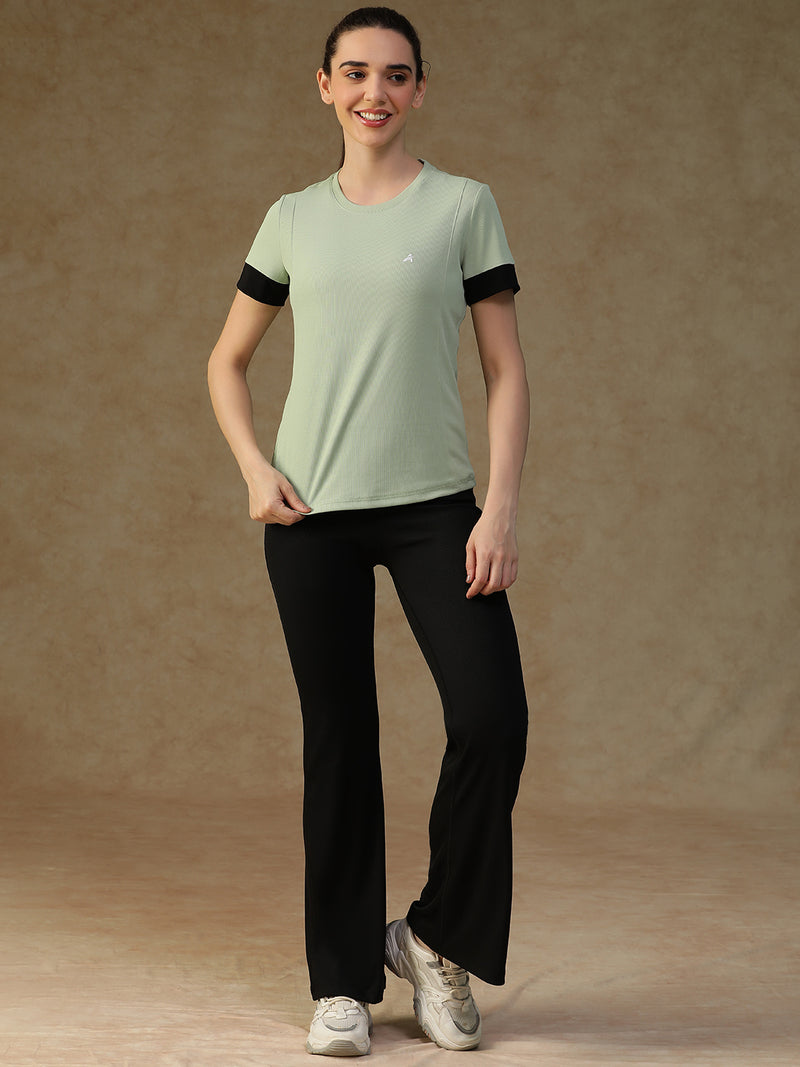 Contrast Tone T-Shirt Olive