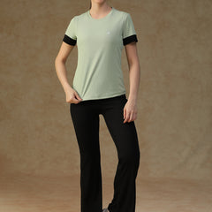 Contrast Tone T-Shirt Olive