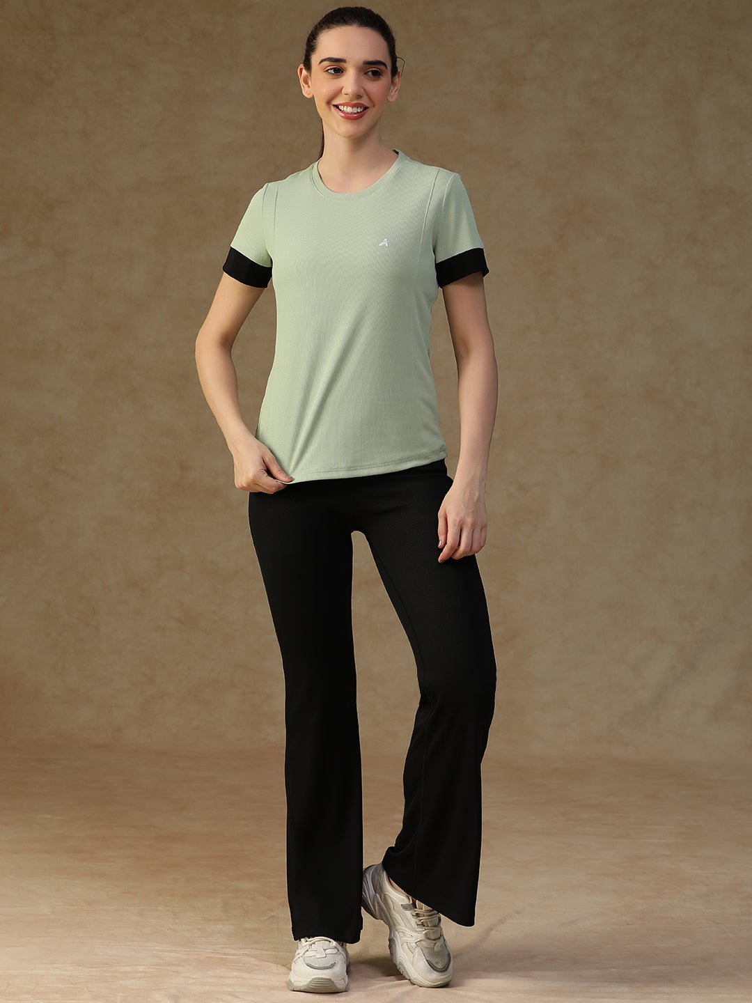 Contrast Tone T-Shirt Olive
