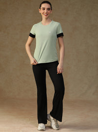 Contrast Tone T-Shirt Olive