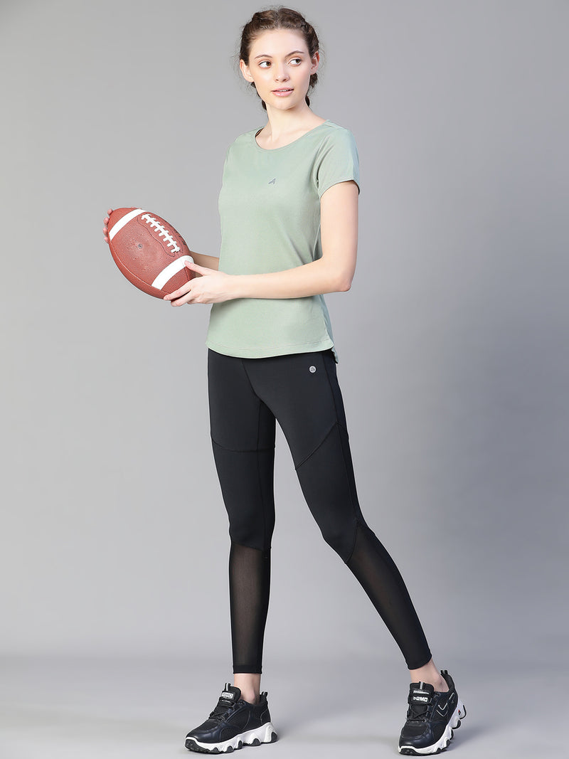 Keyhole T-shirt Olive
