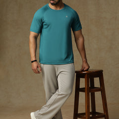 Back Panel T-Shirt Teal