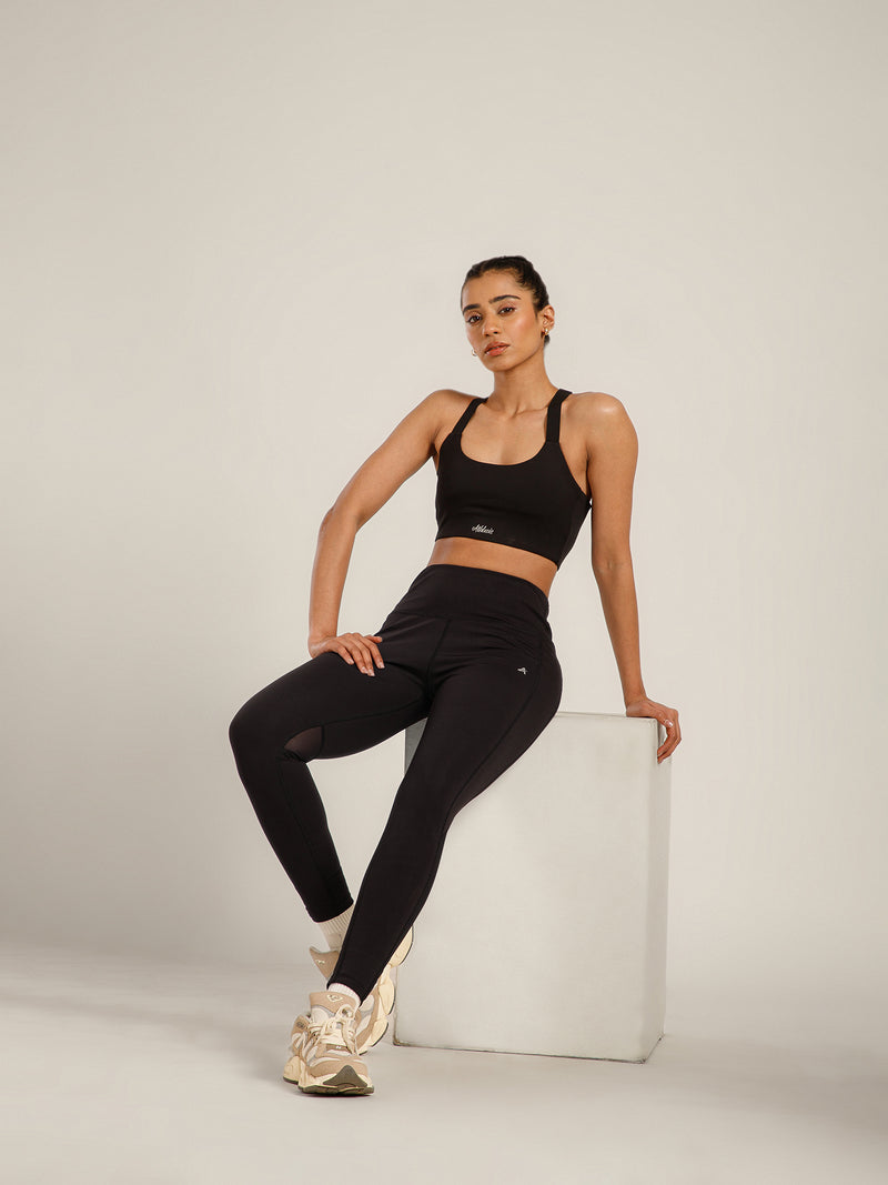 Flex Mesh Legging Black