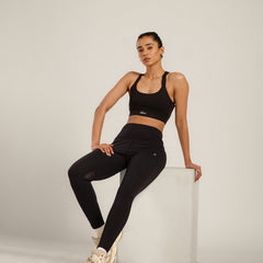 Flex Mesh Legging Black