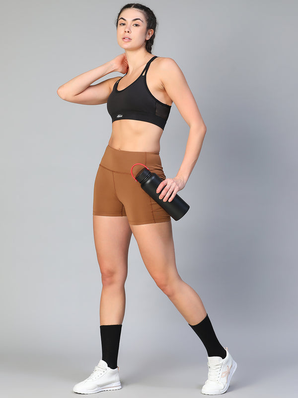 Aura Training Shorts Tan
