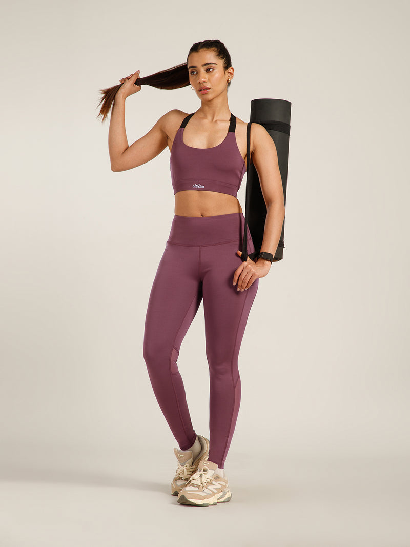 Flex Mesh Legging Mauve