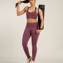 Flex Mesh Legging Mauve