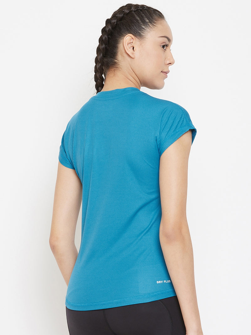 Radiant V-Neck T-Shirt Blue