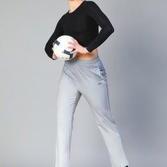 Essential Full Sleeve Crop top Black