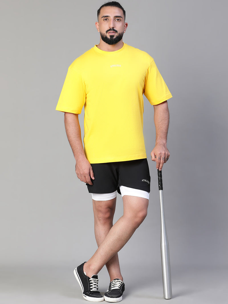 Basic Oversize T-shirt Yellow