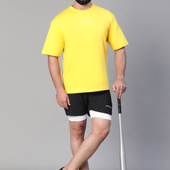 Basic Oversize T-shirt Yellow
