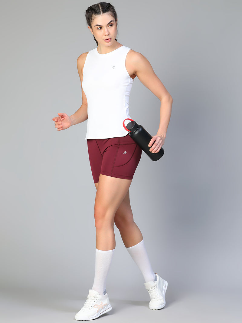 Lunar Shift Tank Top White