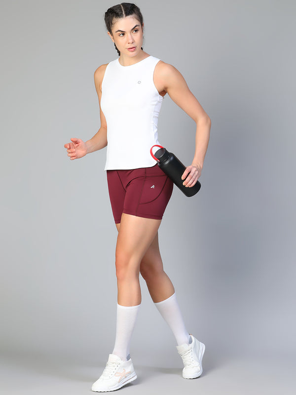 Lunar Shift Tank Top White