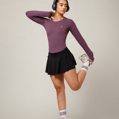 Bodycon Thumbhole T-shirt Dusty Plum