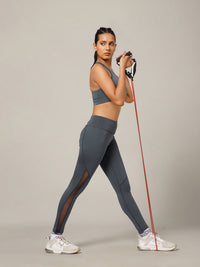 Streamline Panel Legging Gray