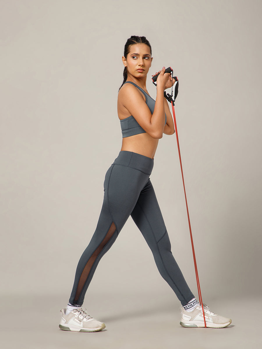 Streamline Panel Legging Gray