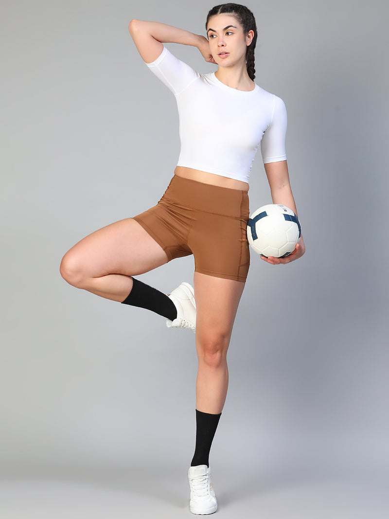 Essential Crop Top White