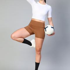 Essential Crop Top White