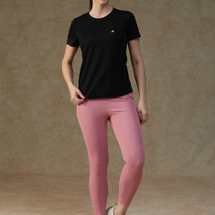 Contrast Tone T-Shirt Black