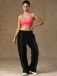 Twin Strap Sports Bra Pink