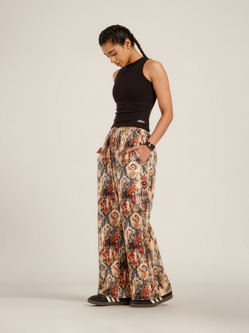 Printed Baggy Heritage Pattern Sweatpants