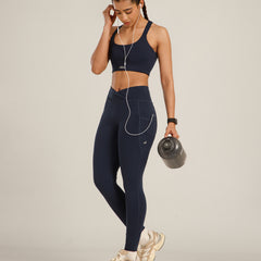 Define Crossback Bra Navy