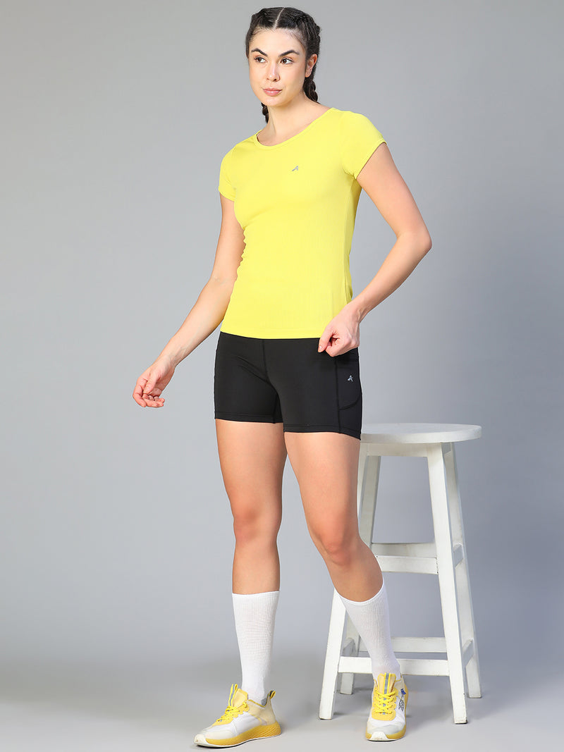 Keyhole T-shirt Apple Green