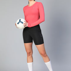 Bodycon Thumbhole T-shirt Pink