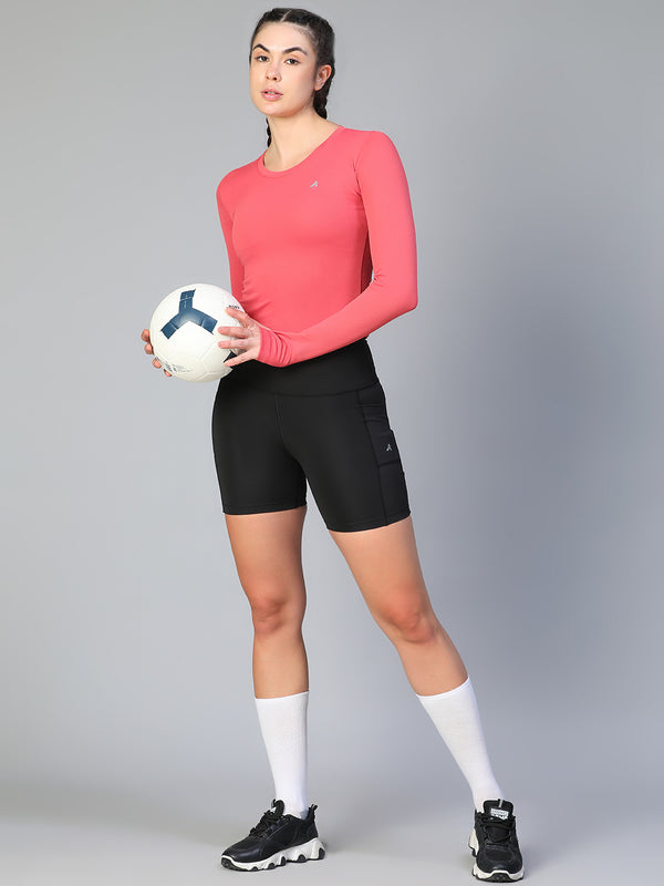 Bodycon Thumbhole T-shirt Pink