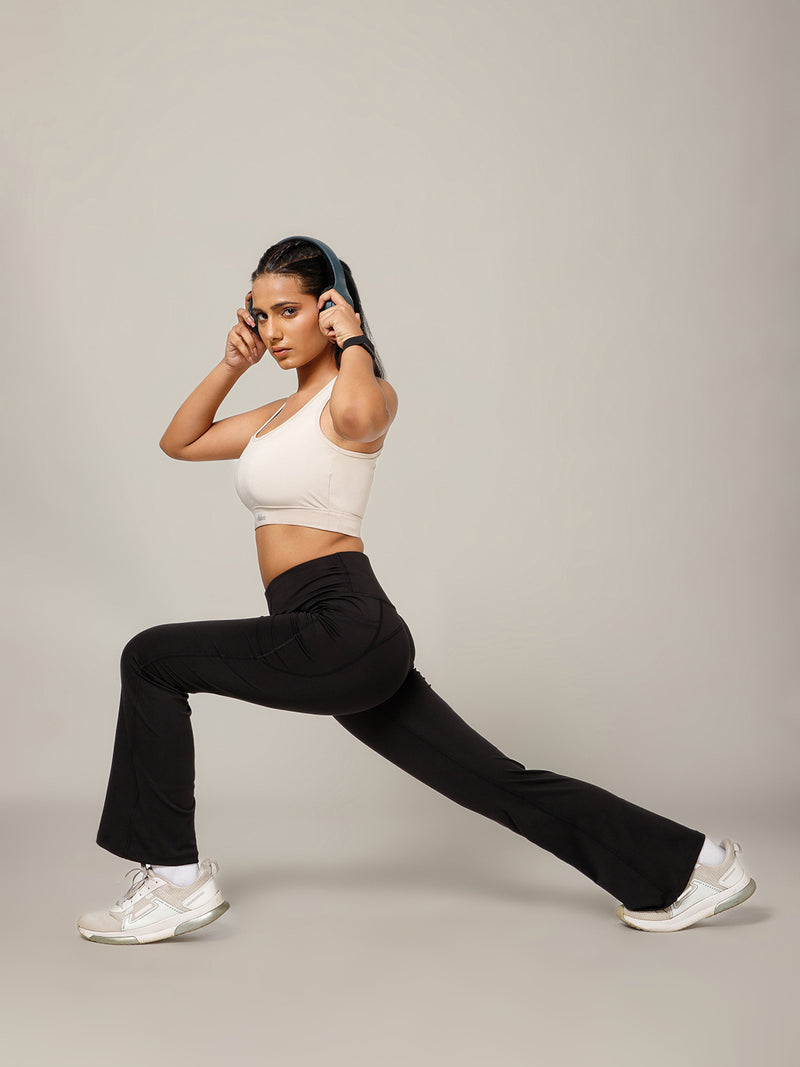 Active Sculpt Flare Pant Black