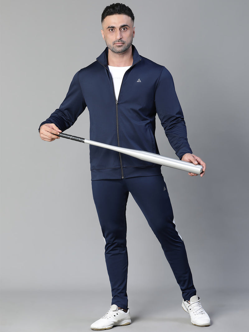 Basic Zipper Jacket Navy