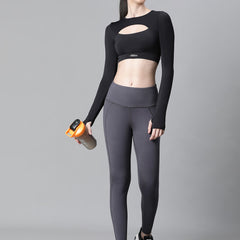 Essential High-Rise Leggings Gray