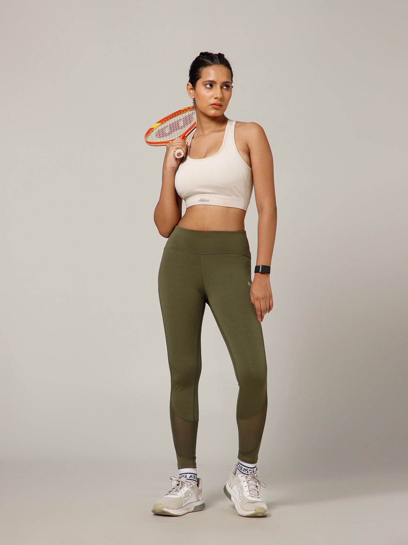 Vapor Mesh Legging Olive