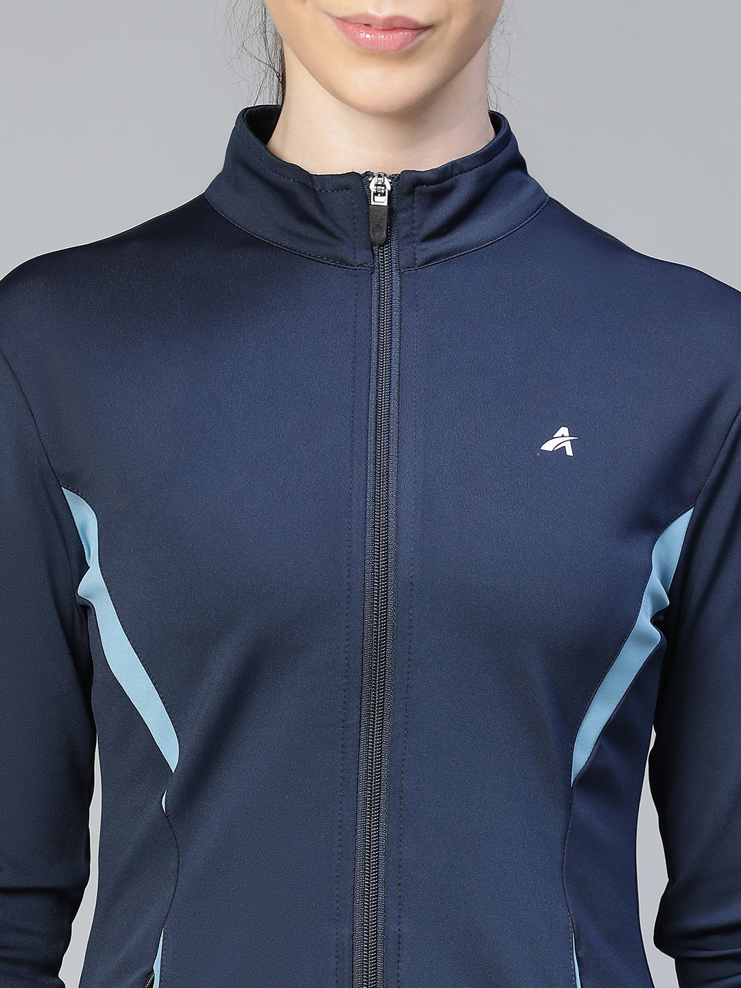 Side Stripe Jacket Navy Sky Athlisis Sports