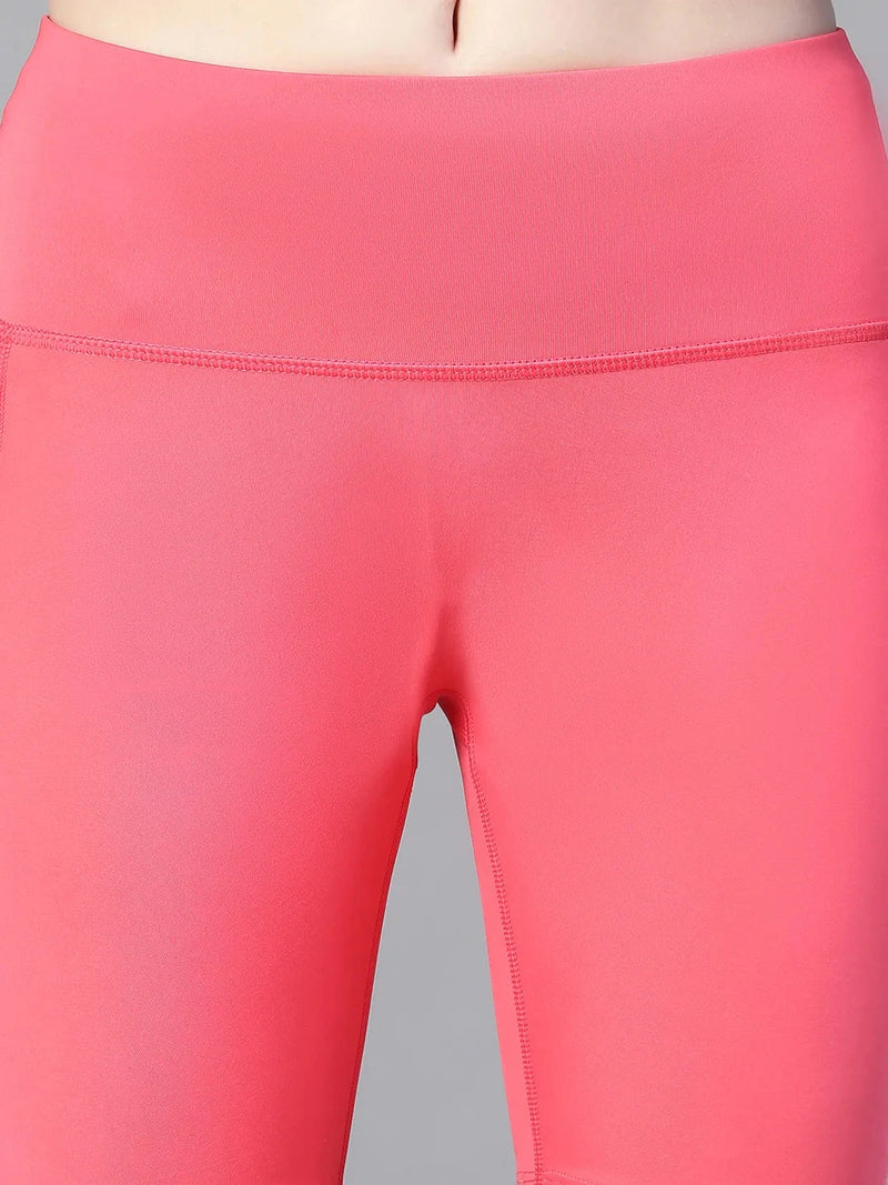 Pink Mid Waist Fitness Shorts Athlisis Sports