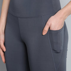 Active Sculpt Flare Pant Gray
