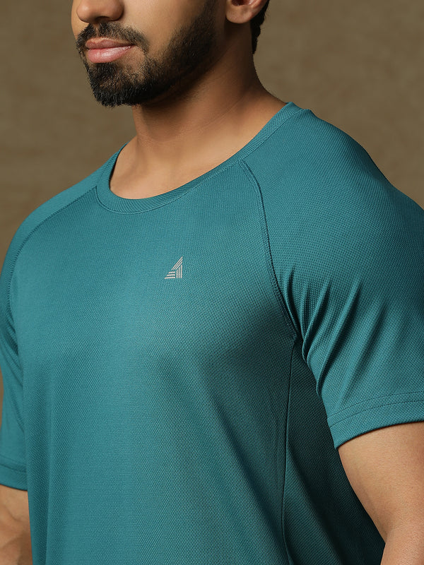 Back Panel T-Shirt Teal