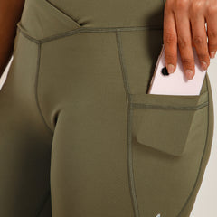 V-Front Legging Olive