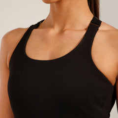 Built In Bra Y Adjustable Top Black