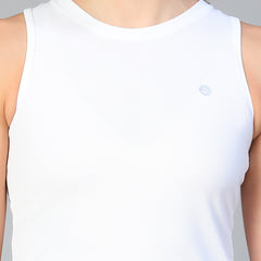 Lunar Shift Tank Top White