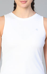Lunar Shift Tank Top White
