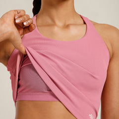 Built In Bra Y Adjustable Top Pink