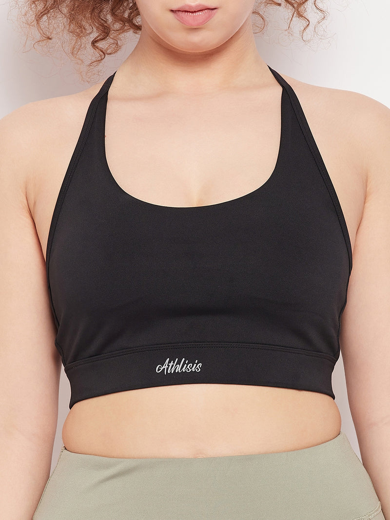 Triangle Apex Sports Bra Black