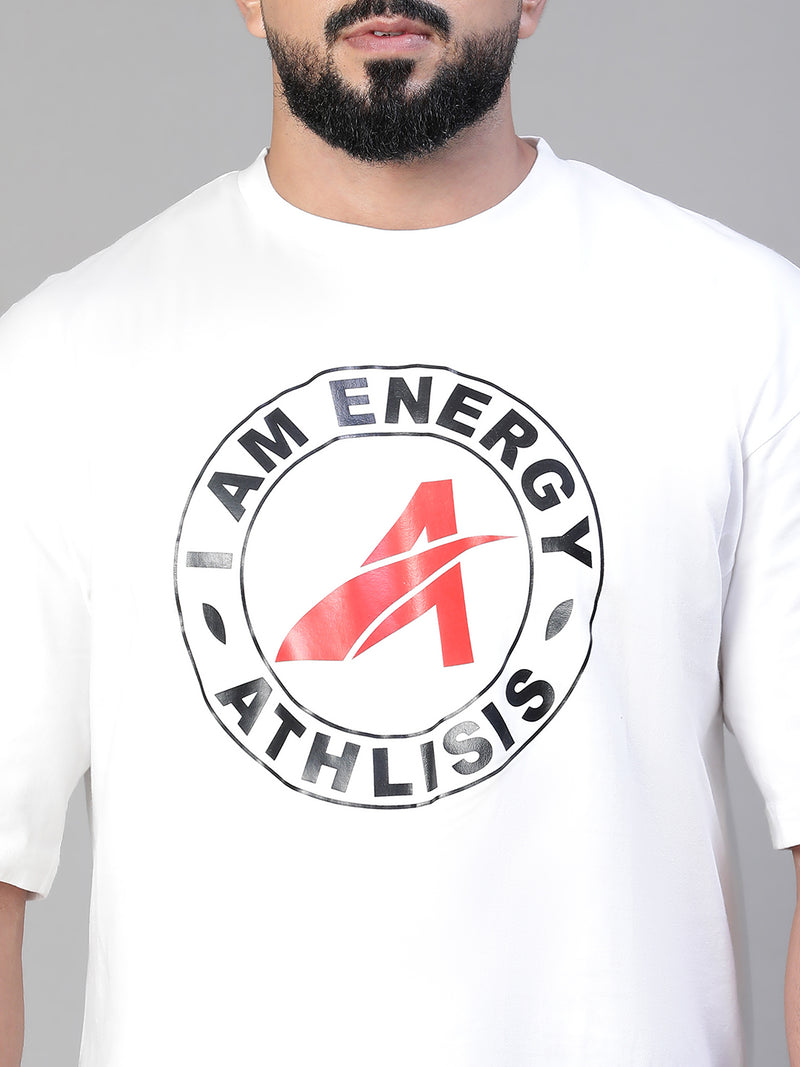 Energy Oversized T-Shirt White