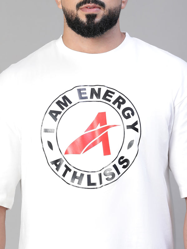 Energy Oversized T-Shirt White
