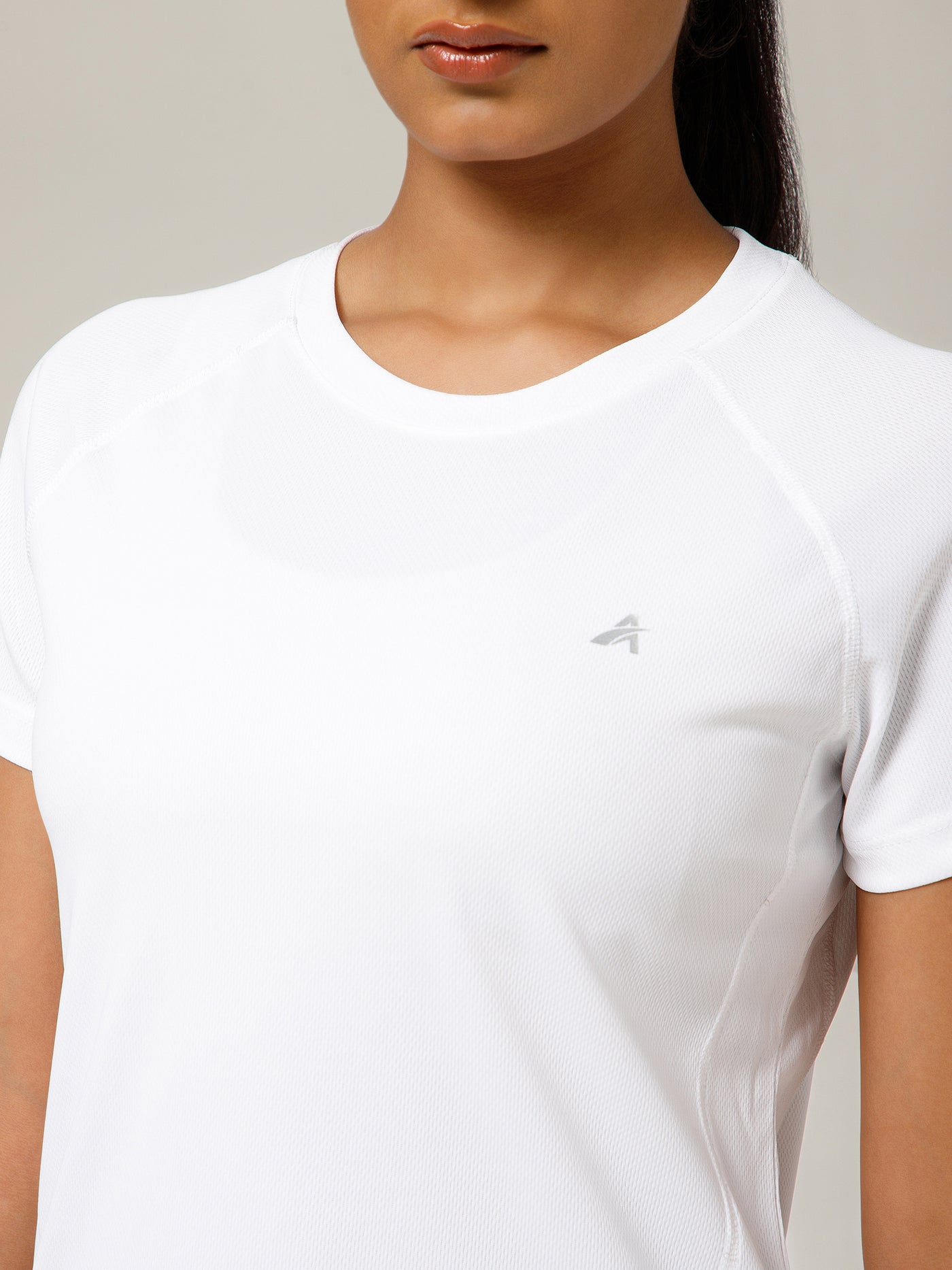 V Panel T-Shirt White