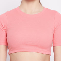 Everyday Cropped Tee Pink