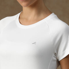 V Panel T-Shirt White